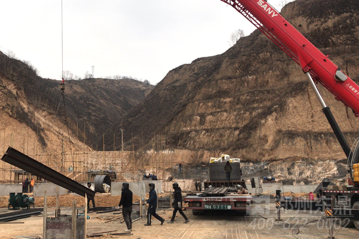 陜西寶雞煤泥烘干機現(xiàn)場